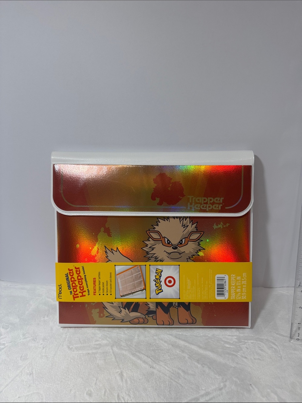 NEW Pokémon Arcanine Trapper Keeper Binder Holographic Target Exclusive